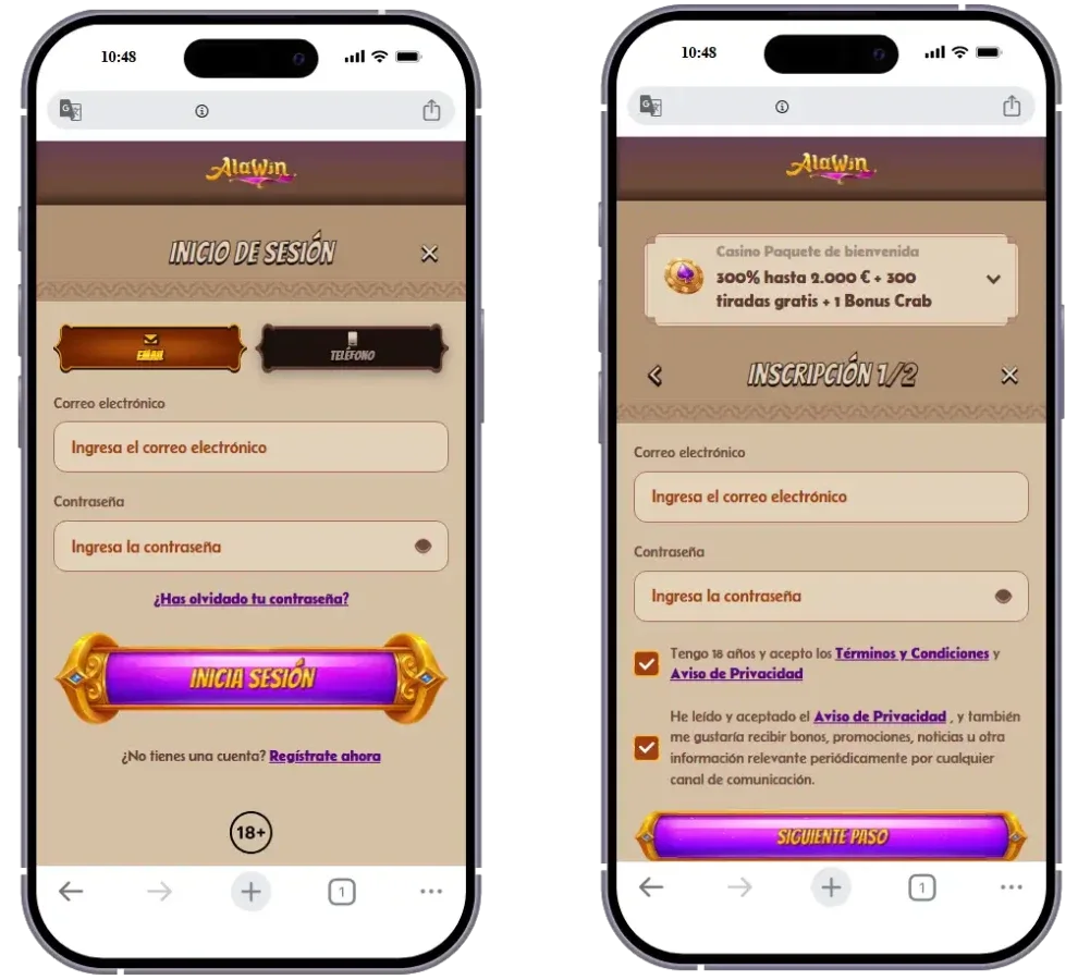 Alawin Casino login